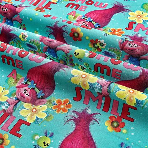 trolls movie fabric|trolls fabric for party.